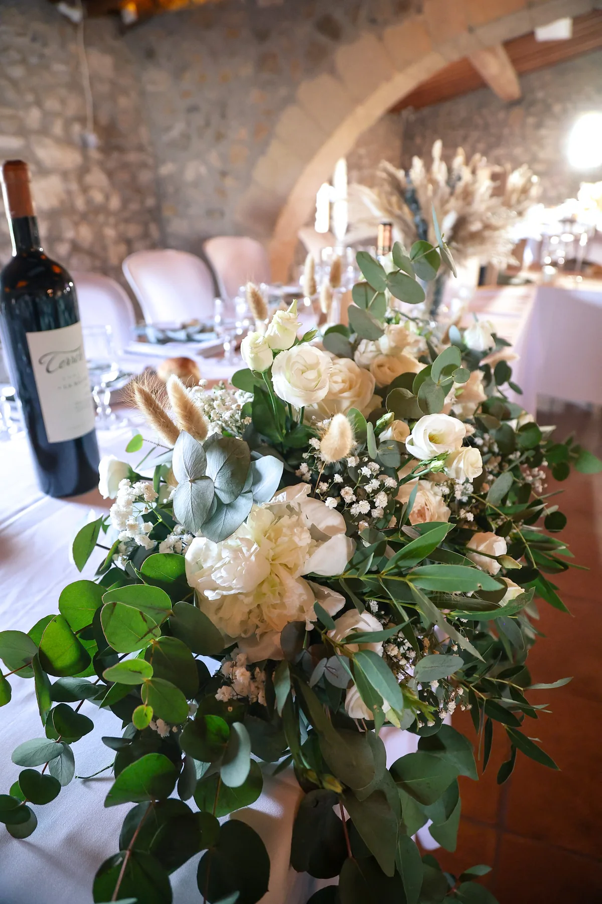 Fleurs et décoration de table de mariage